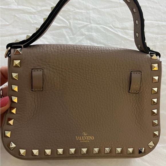 Valentino Rockstud Small Top Handle Handbag - Picture 5 of 8